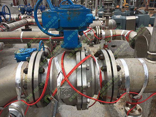內(nèi)蒙古蒙維科技有限公司管道、罐體電伴熱保溫1
